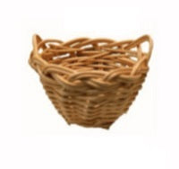 Cesto di vimini in miniatura con manici da 4,5 cm per presepe e decorazioni - DeMatteis.it