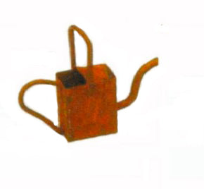 Annaffiatoio in metallo miniatura da 5 cm per decorazione presepe e addobbi natalizi - DeMatteis.it