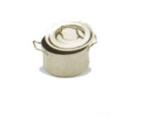 Pentola In Metallo Con Coperchio 3 Cm