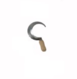 Falcetta Metallo Manico Legno 2,5 Cm