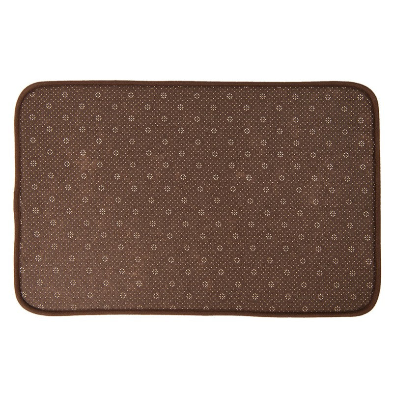 Tappeto Da Bagno Bordeaux 60X40X1 Cm