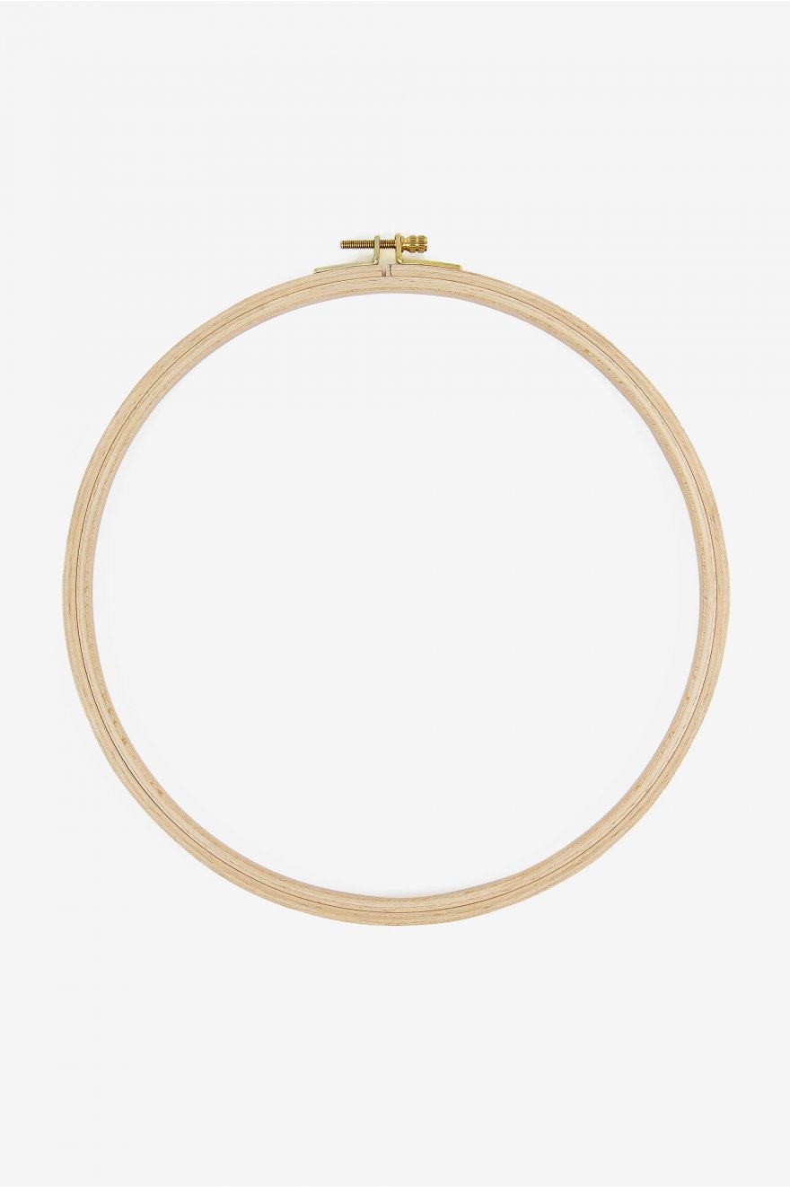 Telaio Dmc Ricamo Tondo 25 Cm: Struttura circolare in legno per eseguire lavori di ricamo e punto croce di dimensioni contenute. | Dematteis.it