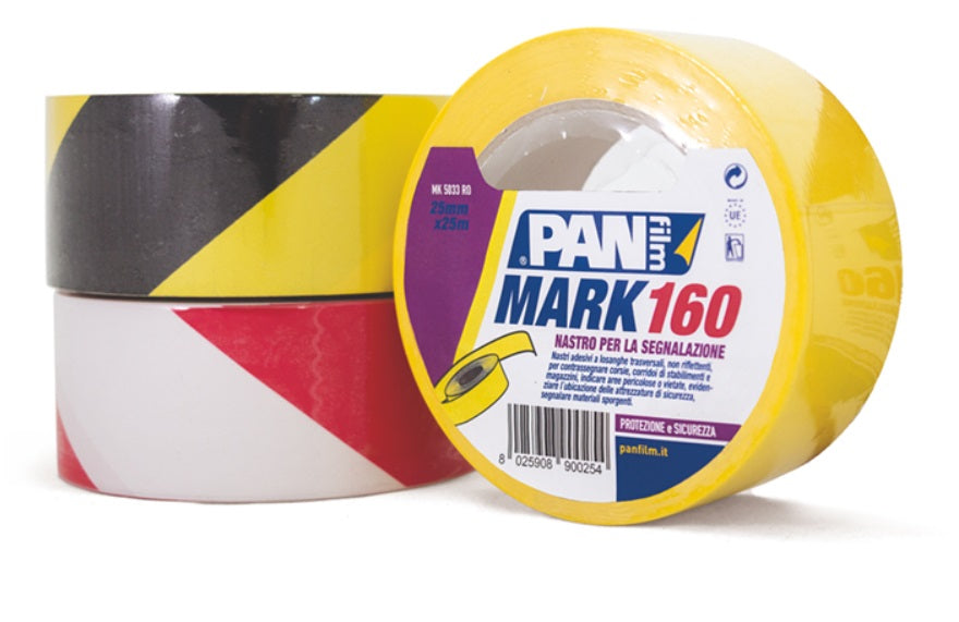 Nastro Mark 160 Adesivo Giallo/Nero
