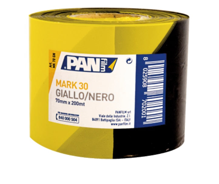 Nastro Mark 30 Giallo/Nero 70Mm