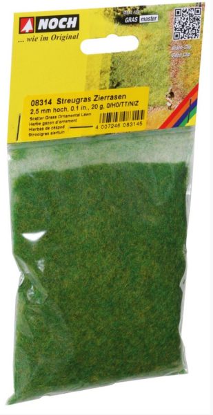 Erba Prato Verde NOCH 20 g per modellismo ferroviario e diorami plastici - DeMatteis.it