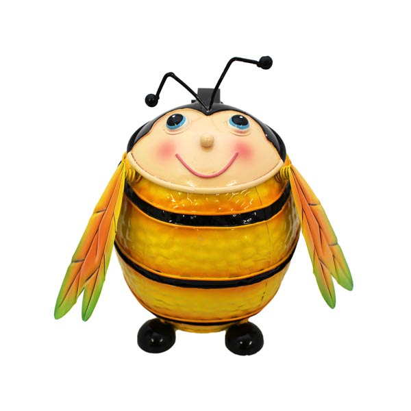 Cestino Da Tavolo Ape Giallo Nero 20X24X16 Cm