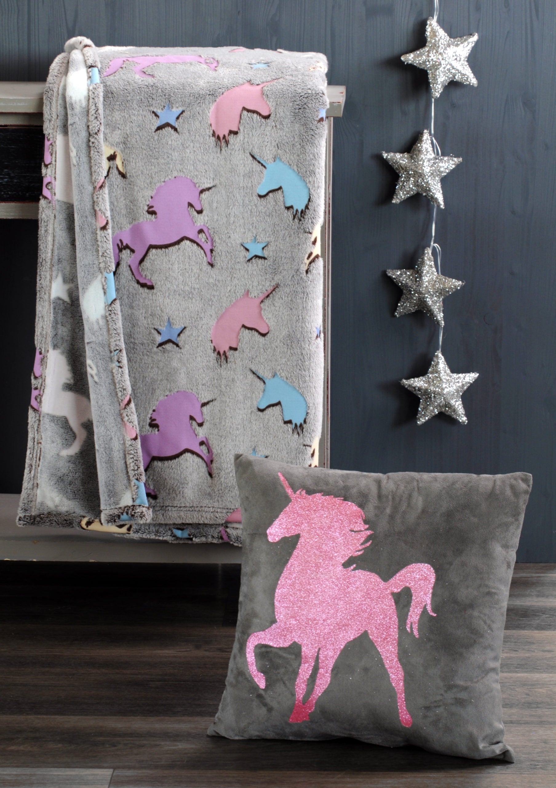 Plaid Licorne Phospho 130X160 Cm