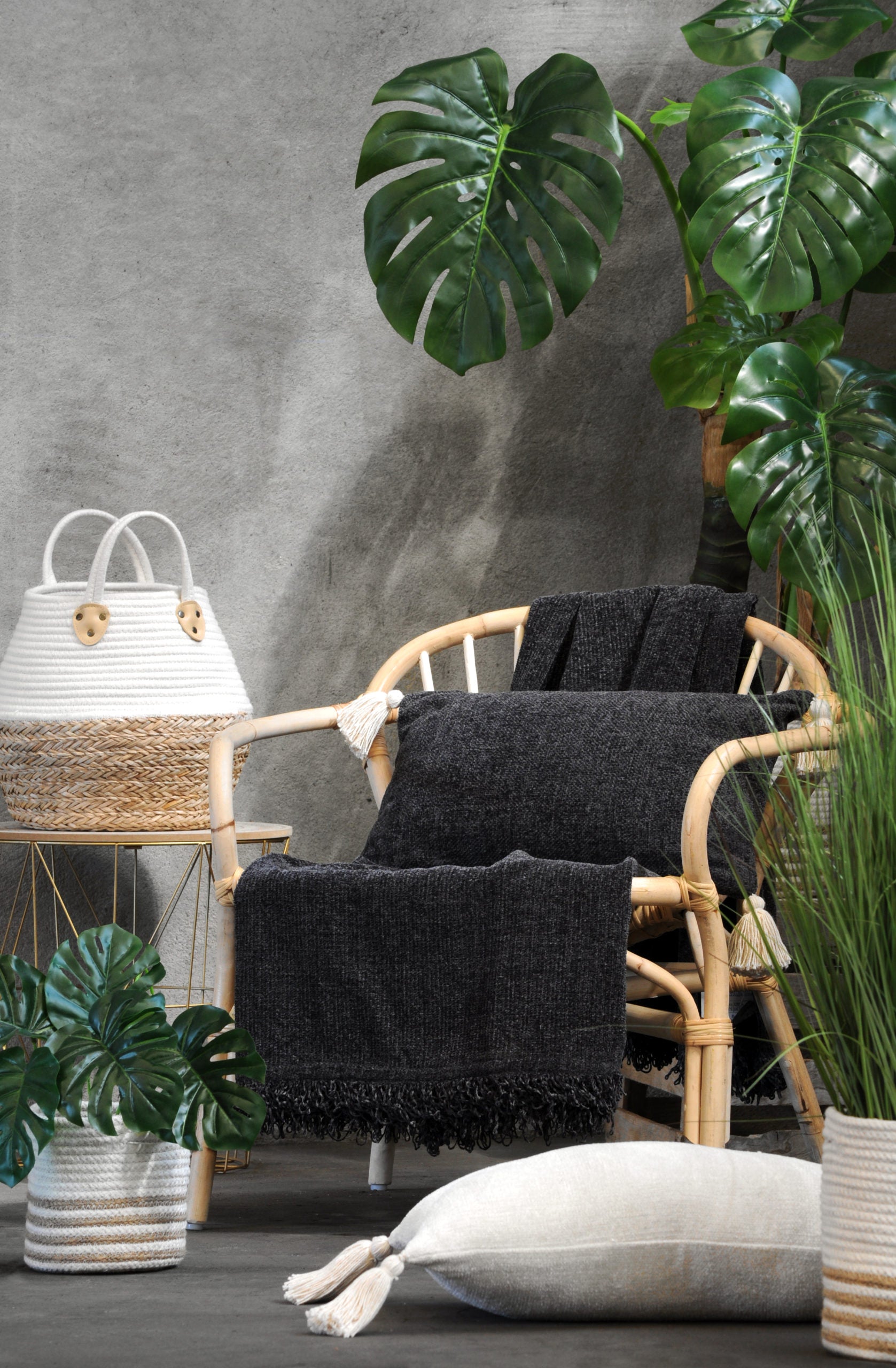 Plaid Chila 125X150 Cm Noir