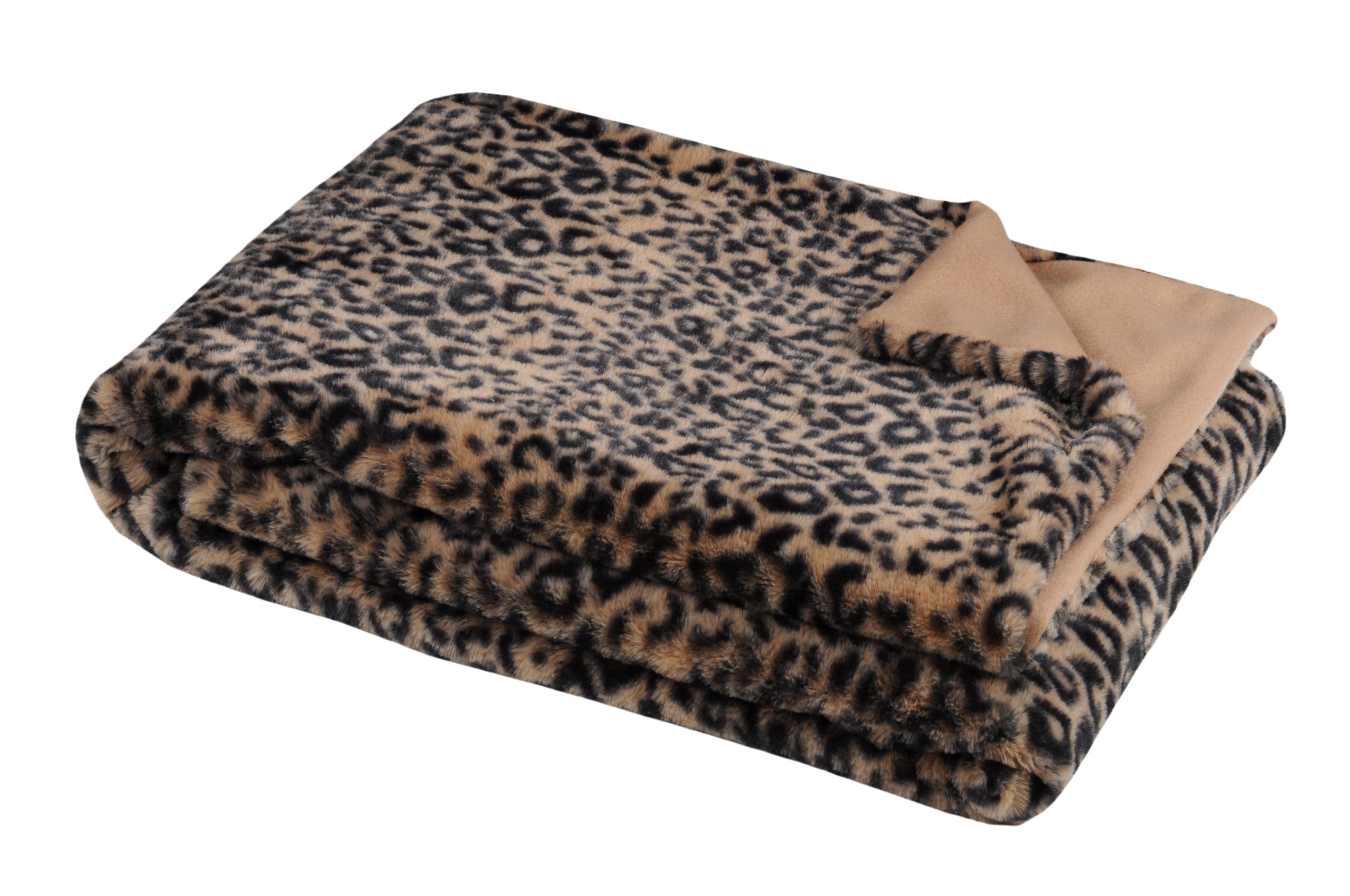 Plaid Jangal 130X160 Cm Fauve