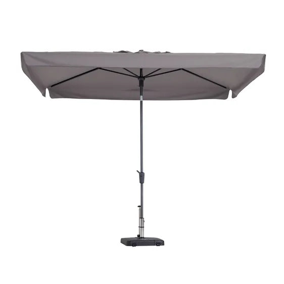 Ombrellone Da Giardino Delos Luxe 2X3 Mt Rettangolare Palo Centrale Tortora