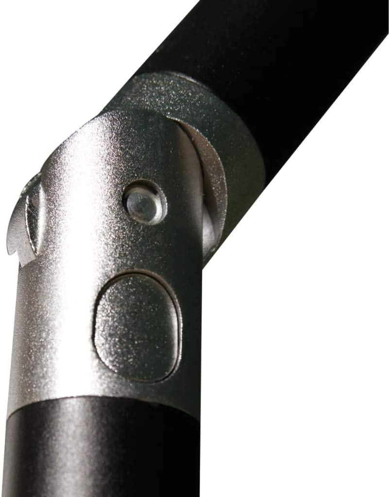 Ombrellone Da Giardino Delos Luxe 2X3 Mt Rettangolare Palo Centrale Tortora