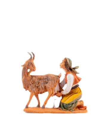 Pastorella Presepe Con Capra 213 10 Cm