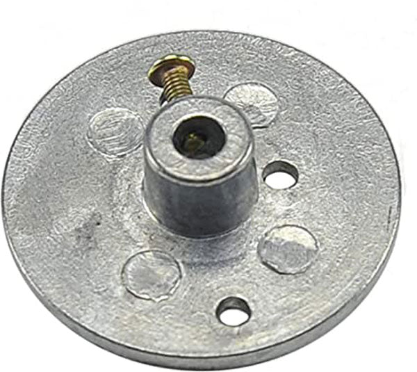 Puleggia in ferro per presepe Rossi Rosa, elemento meccanico artigianale per ambientazioni natalizie tradizionali - DeMatteis.it