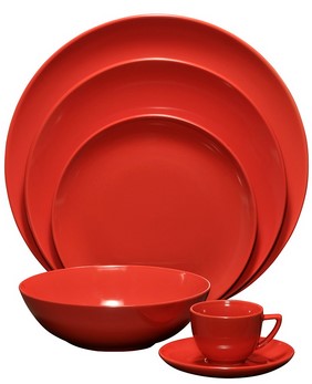 Set 6 Tazze Caffe Rosso