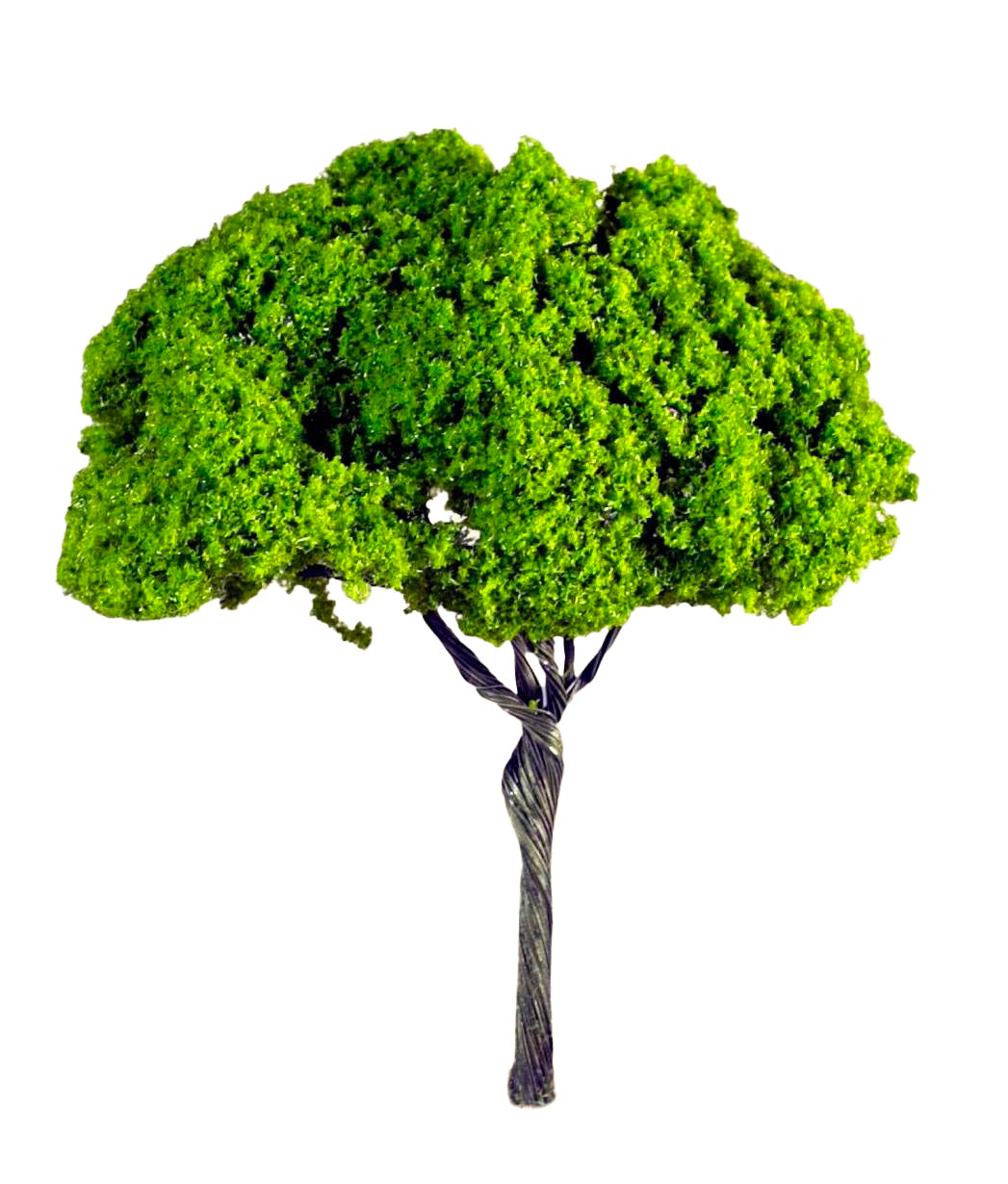 Albero 14 cm ad innesto senza base per presepe artigianale Rossi Rosa - DeMatteis.it