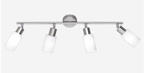 Barra Mars 4 Faretti 60 Cm Acciaio