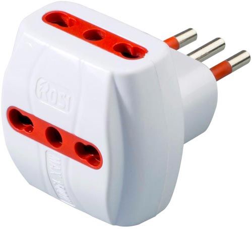 Tripla Con Spina 10A - 3 Prese 10/16A+ Limitatore