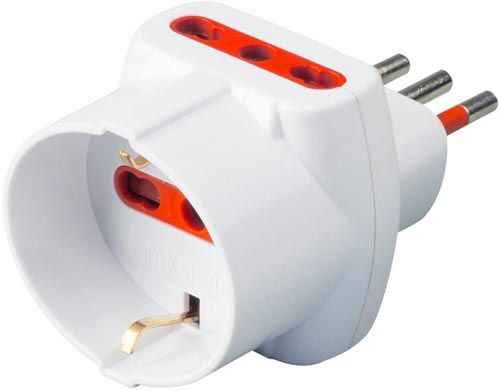 Tripla Con Spina 10A 10/16A