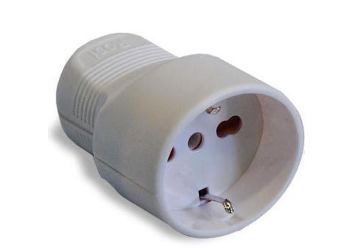 Presa Volante Schuko Bianca