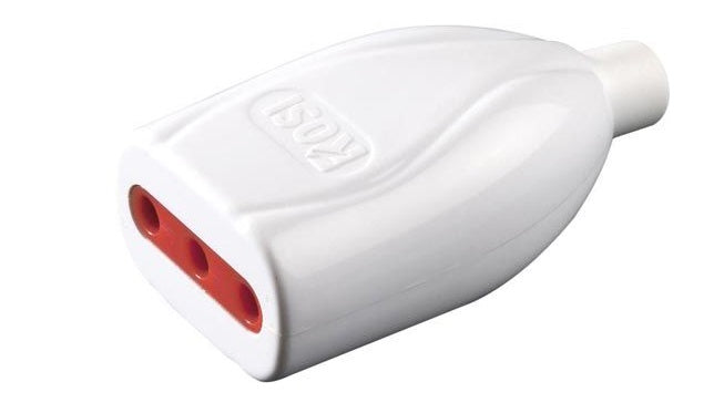 Presa Emilia 10A 3P 250V Bianco