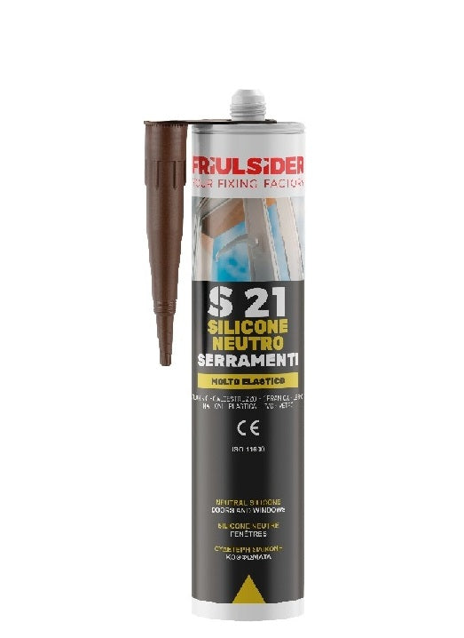 Silicone Neutro Serramenti Testa Di Moro S21 sigillante elastico per serramenti finestre e porte - DeMatteis.it