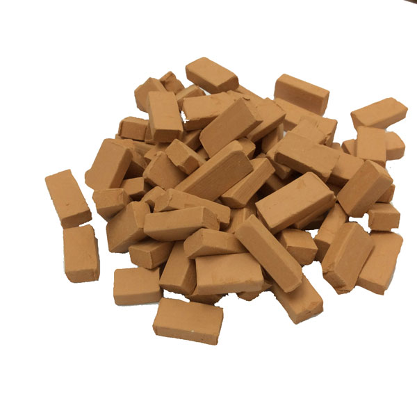 Mattoncini per presepe in miniatura Rossi Rosa per costruzione scenografie natalizie artigianali - DeMatteis.it