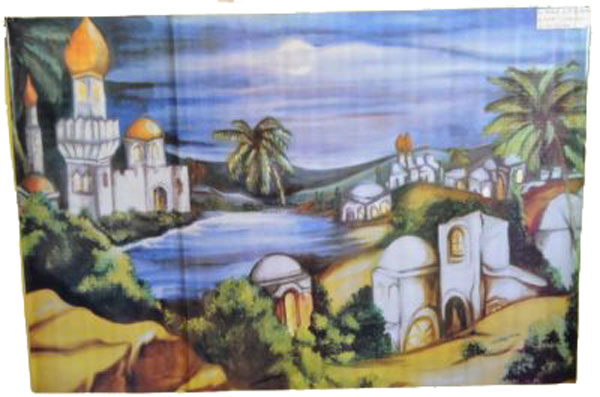 Sfondo Carta Per Presepe decorativo per allestimento natalizio tradizionale italiano - DeMatteis.it