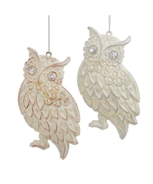 Gufo Pendente decorazione natalizia ornamentale per albero di Natale Kurt S. Adler - DeMatteis.it