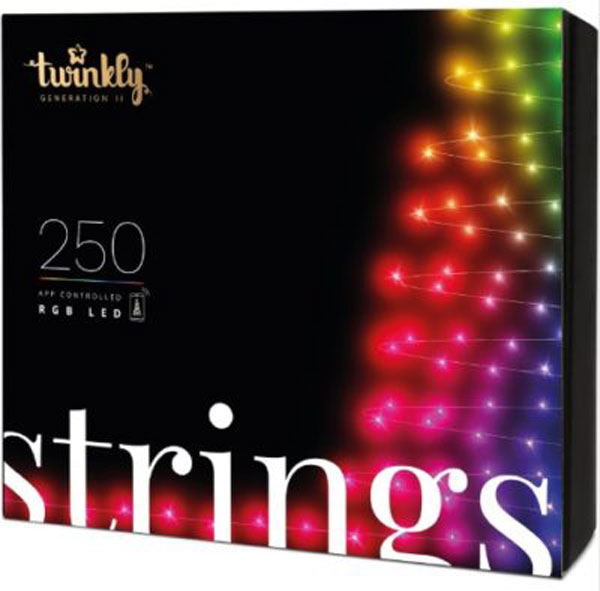 Twinkly Luci 250 Led RGB sistema di illuminazione smart controllabile via app con effetti multicolore - DeMatteis.it