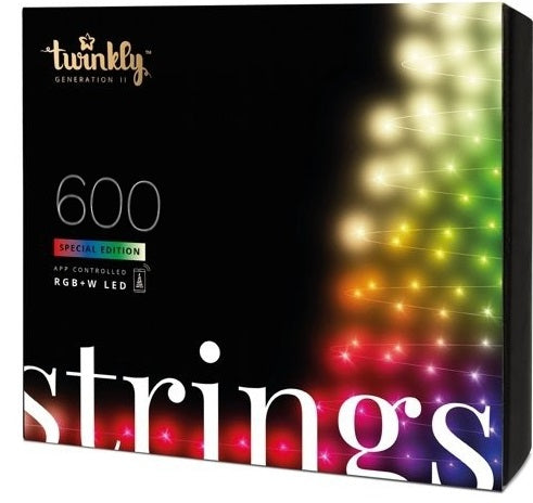 Twinkly Luci 600 Led RGBW catena luminosa smart controllabile con app per decorazioni natalizie - DeMatteis.it