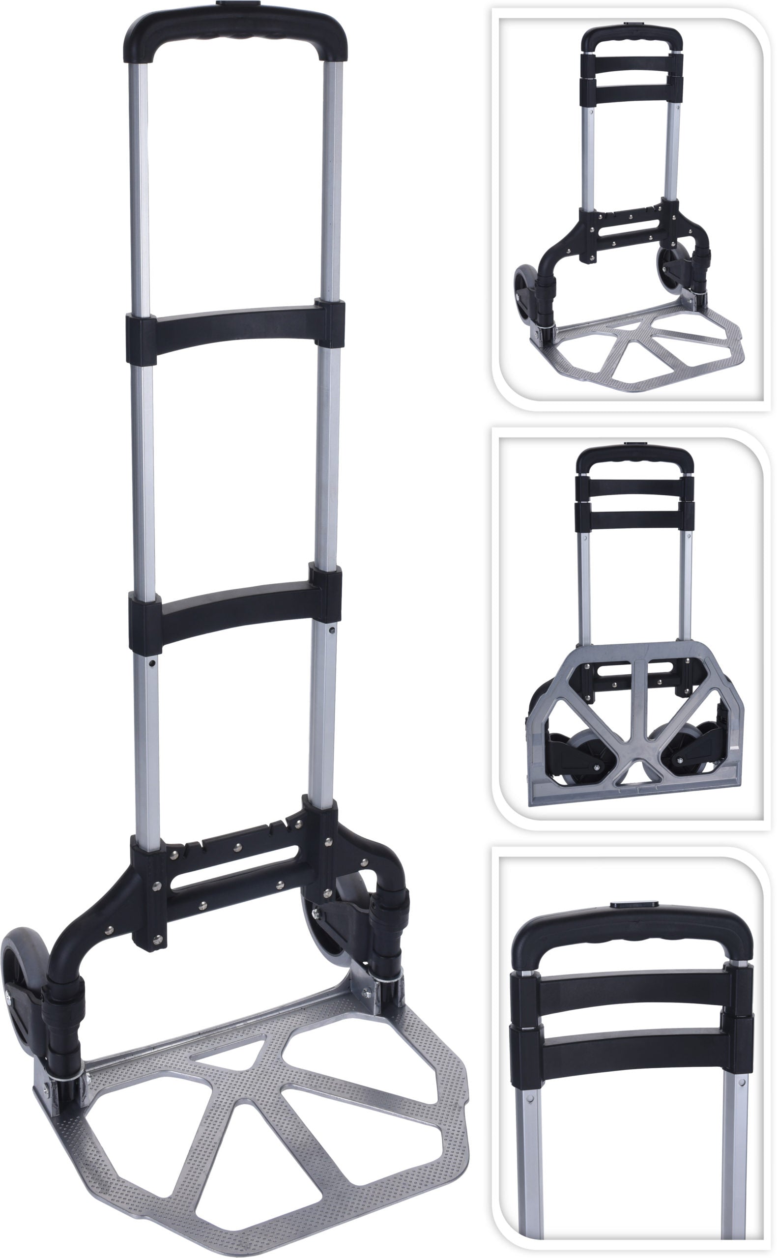 Carrello Manuale Alluminio 43X39X99 Cm