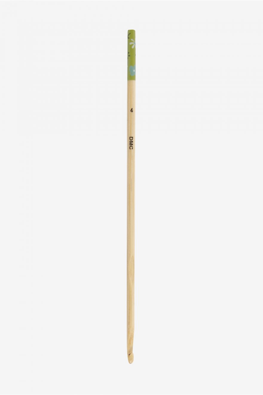 Uncinetto Dmc Bambu N4: Uncinetto in bambù naturale di ottima qualità, ideale per lavorare a maglia e uncinetto con precisione e comfort. | Dematteis.it