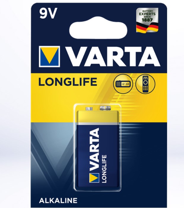 Batteria 9 V Longlife Varta