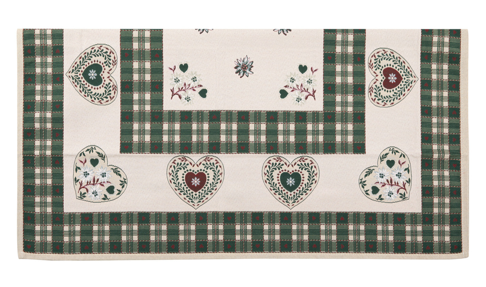 Val Badia Copritavolo 140X180 Cm Verde