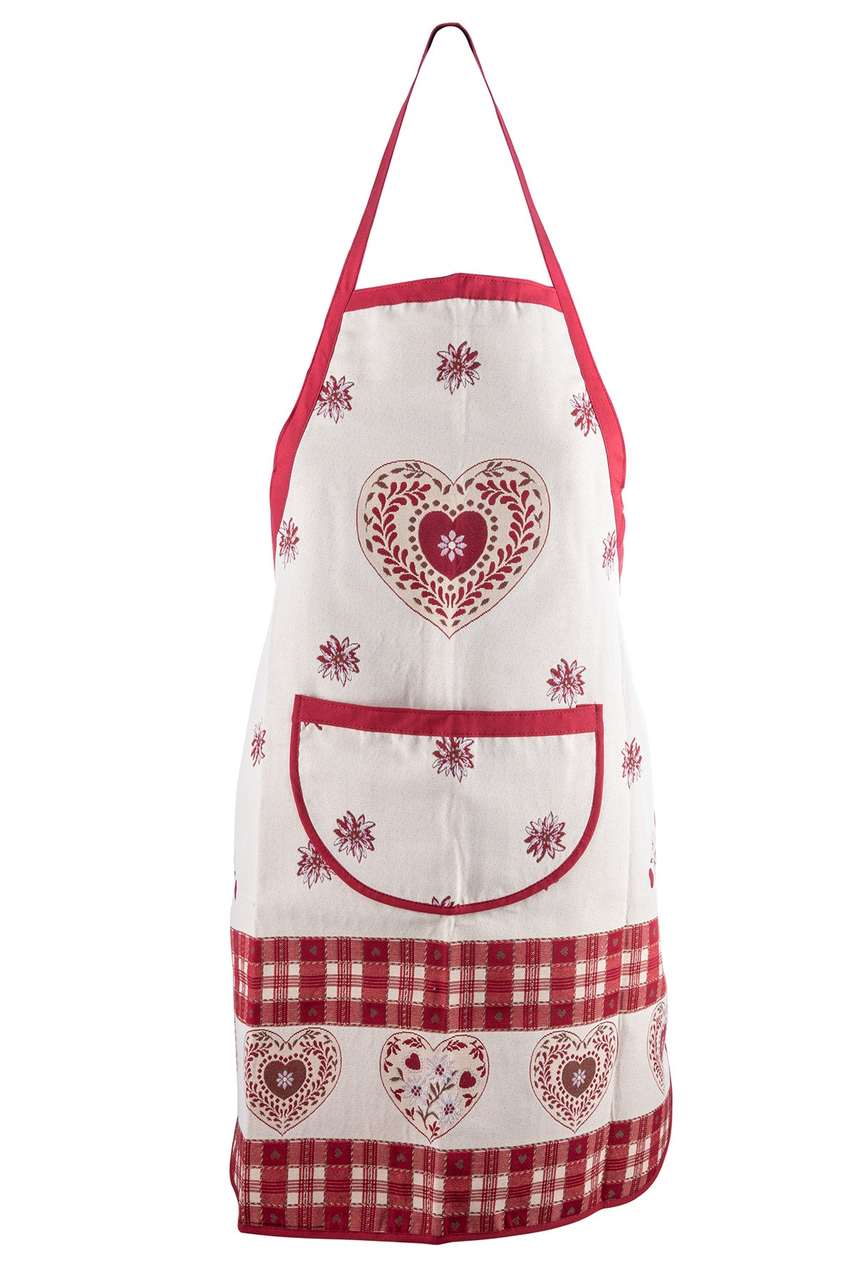 Val Badia Grembiule Petto Rosso