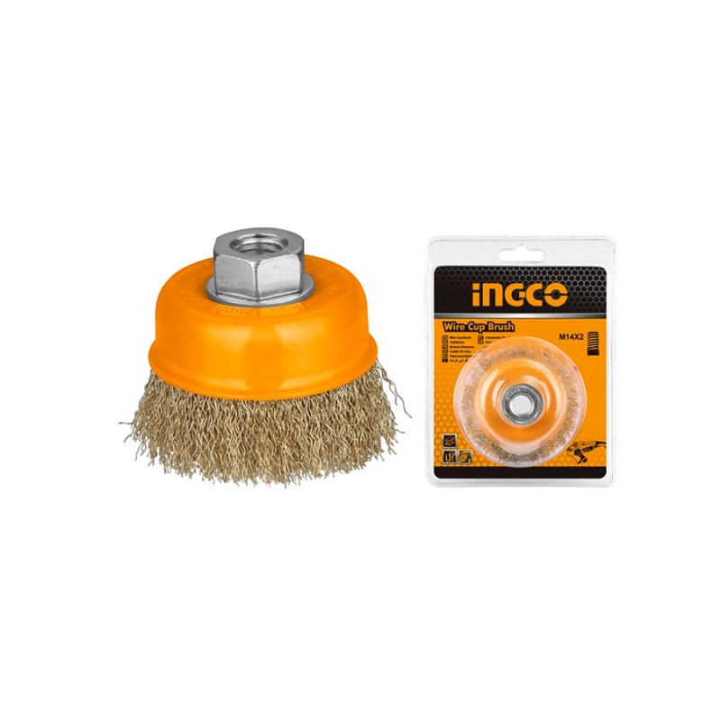 Spazzola A Tazza Filo Ondulato D 125 Mm