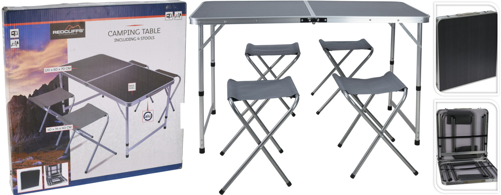 Set Tavolo E Sedie Da Campeggio