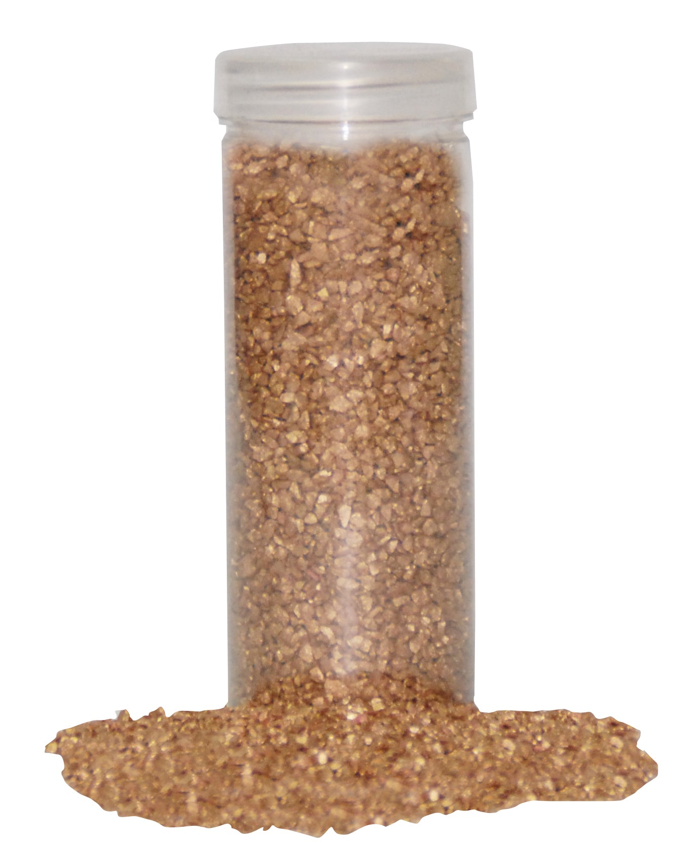 Ghiaia Oro Per Presepe per decorazione paesaggio presepi sezione media in barattolo - DeMatteis.it