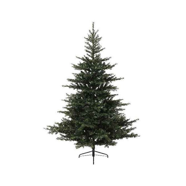 Albero Grandis Fir artificiale per decorazioni natalizie altezza 240 cm con base di supporto - DeMatteis.it