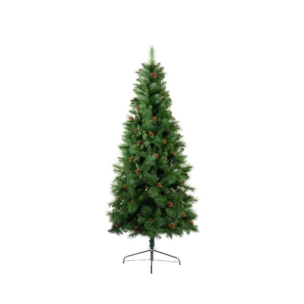 Albero di Natale artificiale Norwich Pine Everlands altezza 210 cm per decorazioni natalizie - DeMatteis.it
