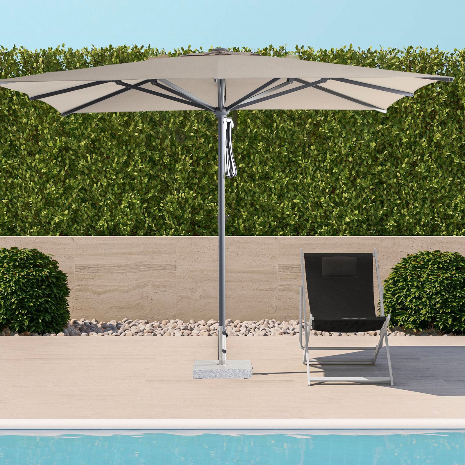 Ombrellone Da Giardino Centrale Baros 3,5X3,5 M