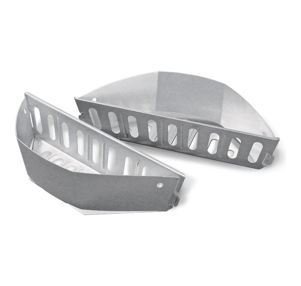 Cestini Weber porta carbone in acciaio di alta qualità, accessorio Weber indispensabile per la cottura indiretta sul barbecue, ideali per controllare la temperatura e ottimizzare il consumo di combustibile. | Dematteis.it