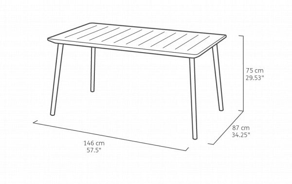 Tavolo Keter Metalea Cast Iron