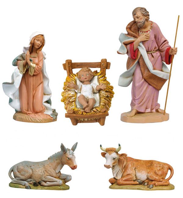 Nativita' Fontanini Presepe 30 Cm 5 Pezzi