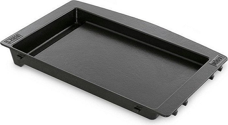 Piastra ghisa Weber Genesis con superficie in ghisa smaltata per cotture uniformi, design inclinato per lo scolo dei grassi e compatibilità con barbecue Genesis II, un accessorio Weber essenziale. | Dematteis.it