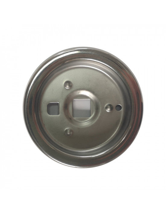 Weber placca portatermometro installata su barbecue con termometro inserito, accessorio essenziale per il controllo preciso della temperatura durante la cottura di carni e verdure alla griglia. | Dematteis.it