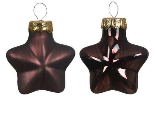 Box 12 Stelle Vetro 2x4,5x4 Cm Black Truffle