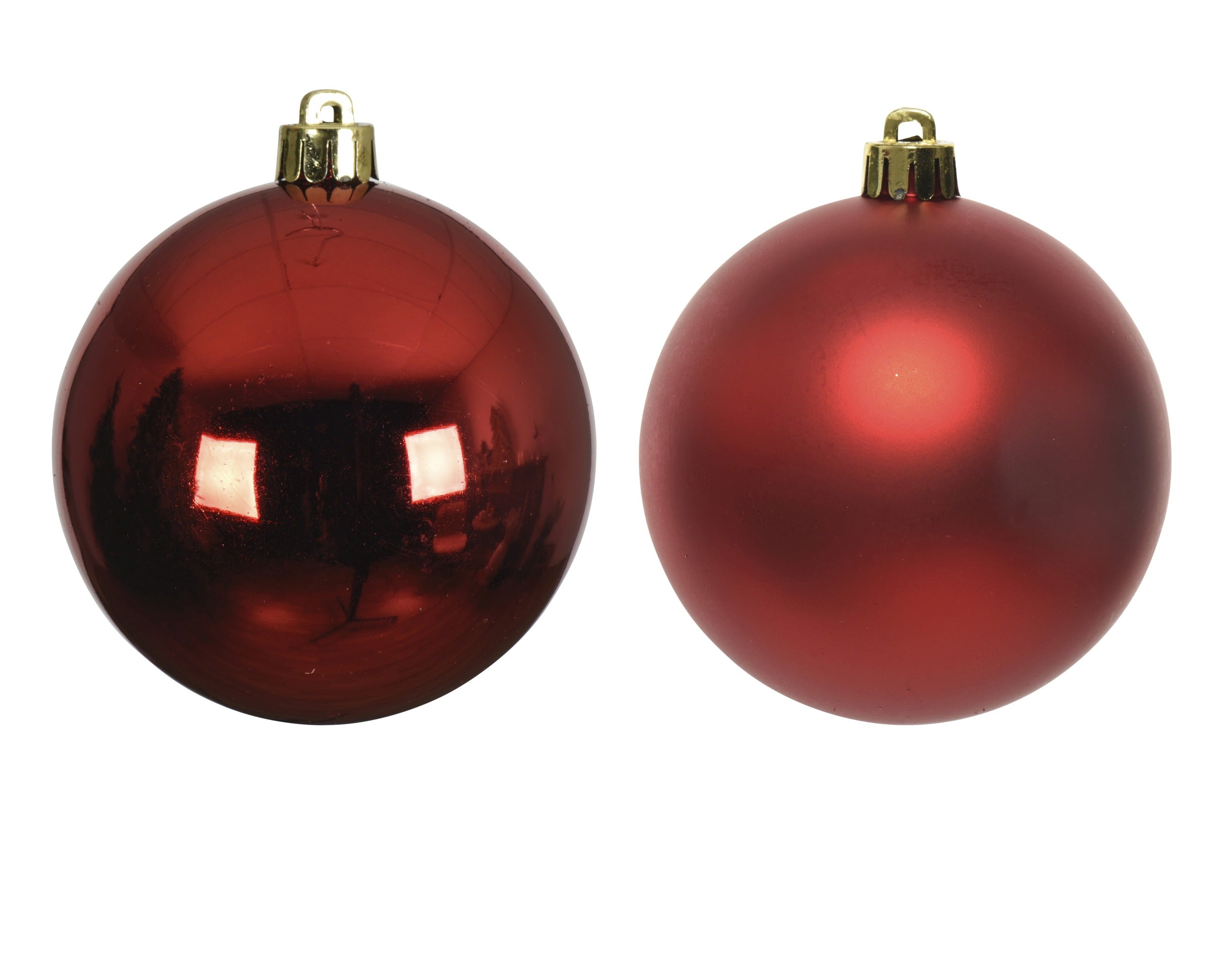 Palle Di Natale Rosse D 10 Cm