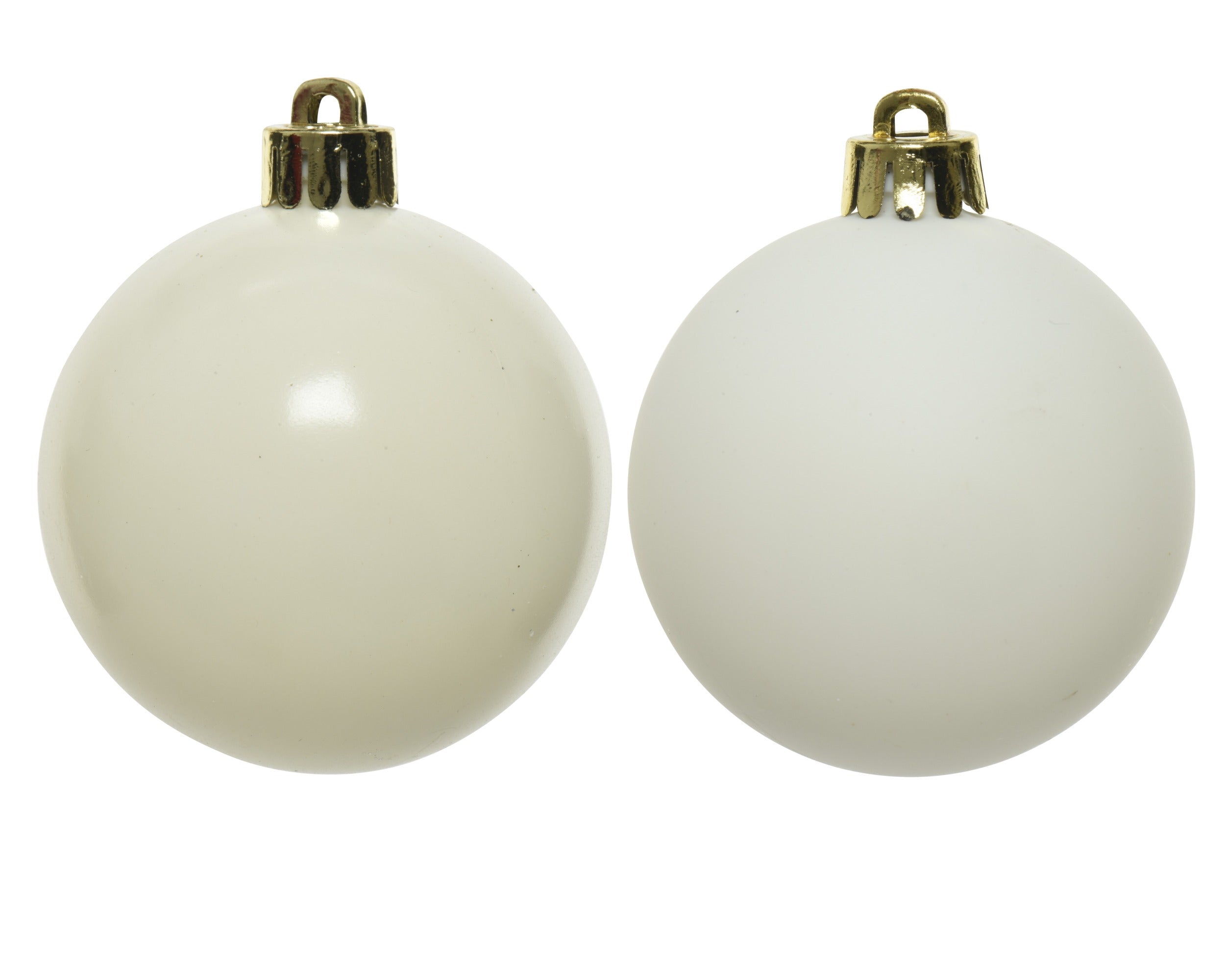 Box 4 Palle Di Natale D 10 Cm Wool White