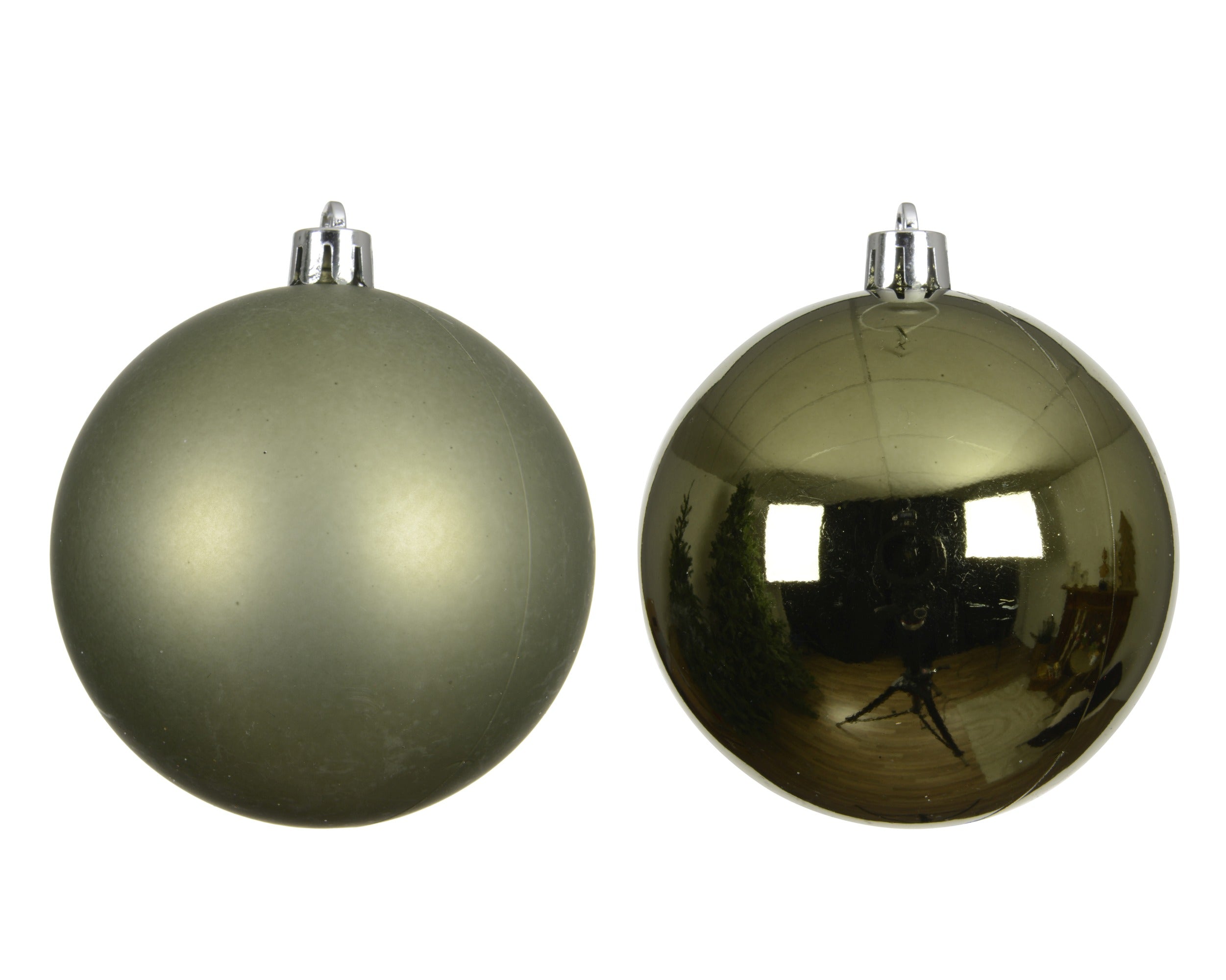 Box 4 Palle Di Natale Rosemary Green 10 Cm